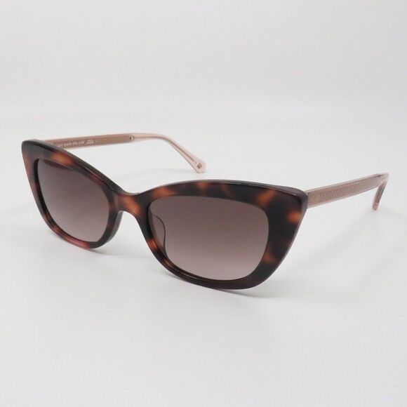 Kate Spade New Merida/G/S 086 Tortoise/Brown Gradient Cat Eye Sunglasses. - Picture 3 of 8